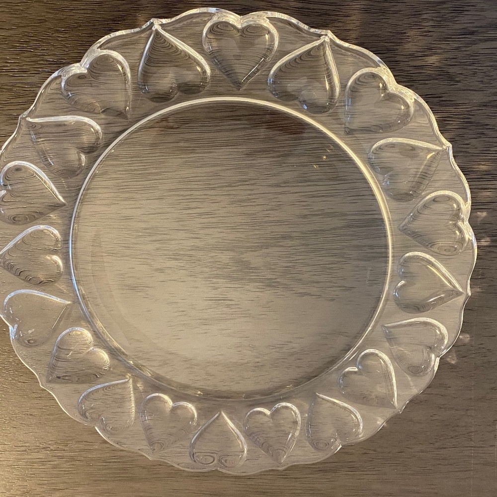 Tiffany & Co Large Crystal Plate